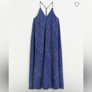 Wide-cut jersey dress - bright blue/patterned